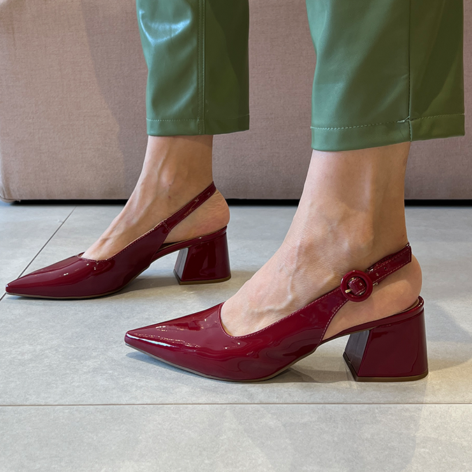 Scarpin Tamy Vinho