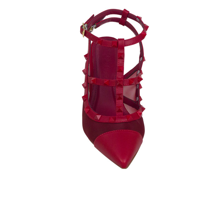 Scarpin Gabi Low Vermelho