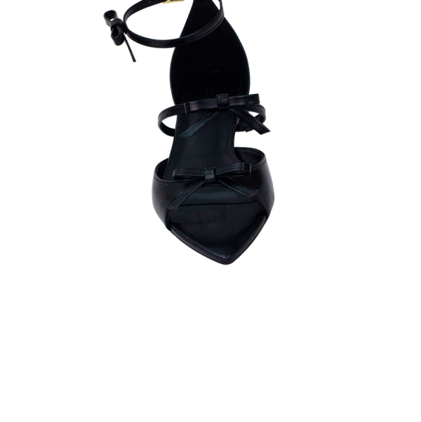 Rasteira Lili Flat Preto