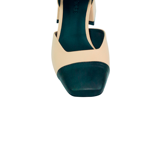 Scarpin Lorena Amendoa/preto