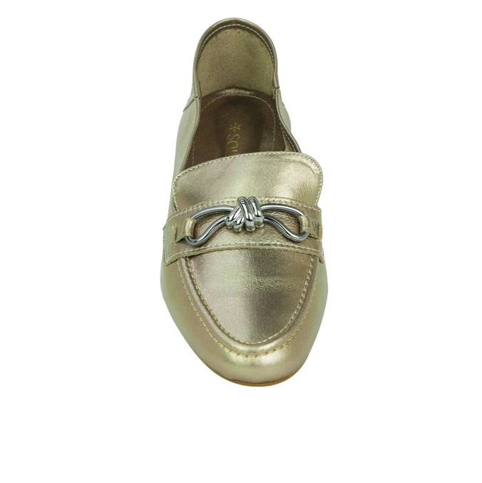 Mocassim Laila Prata Velho