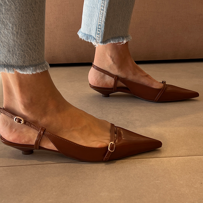 Scarpin Slingback Jessie Whisky