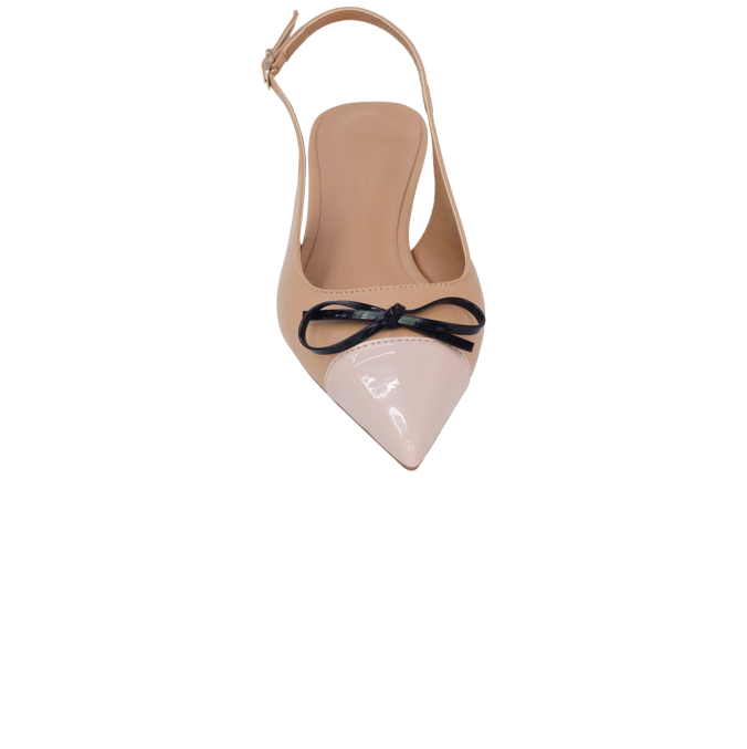Scarpin Clotilde Nude/Rose
