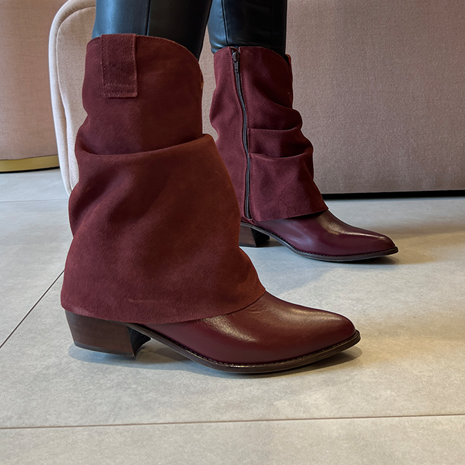 Botas Luara Np Vinho