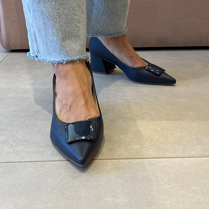 Scarpin Fatima Azul