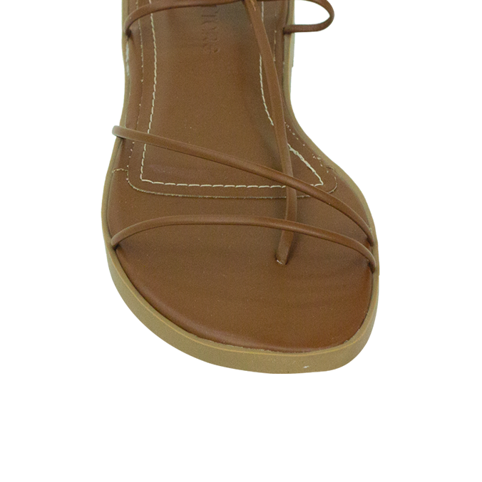 Rasteiras Amber Flat Marrom
