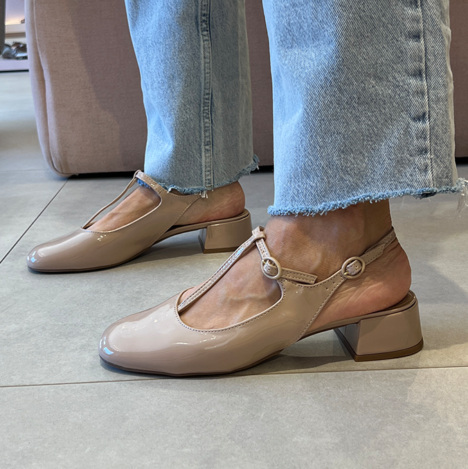 Scarpin Janet New Nude