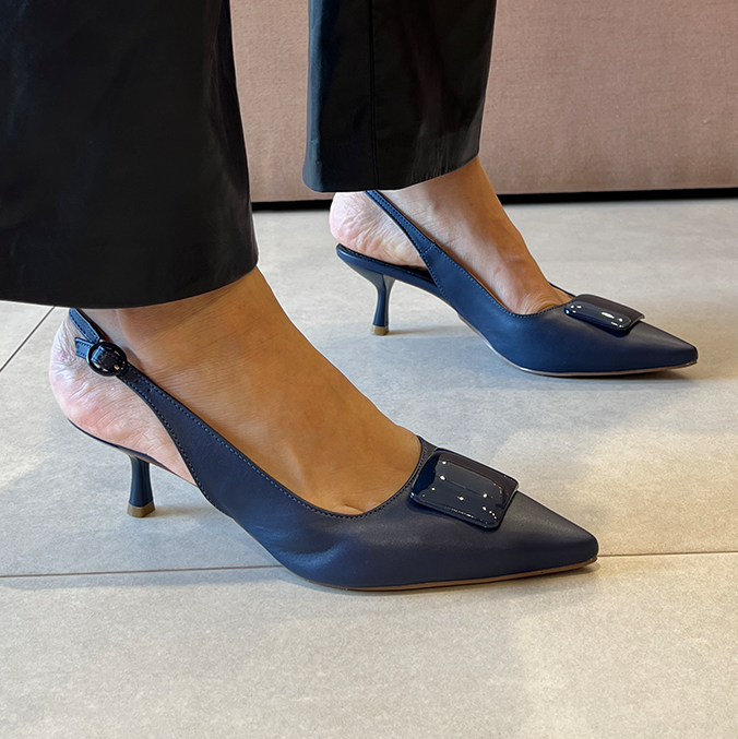 Scarpin Fatima High Azul