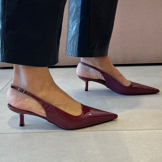 Scarpin Mirian Vinho