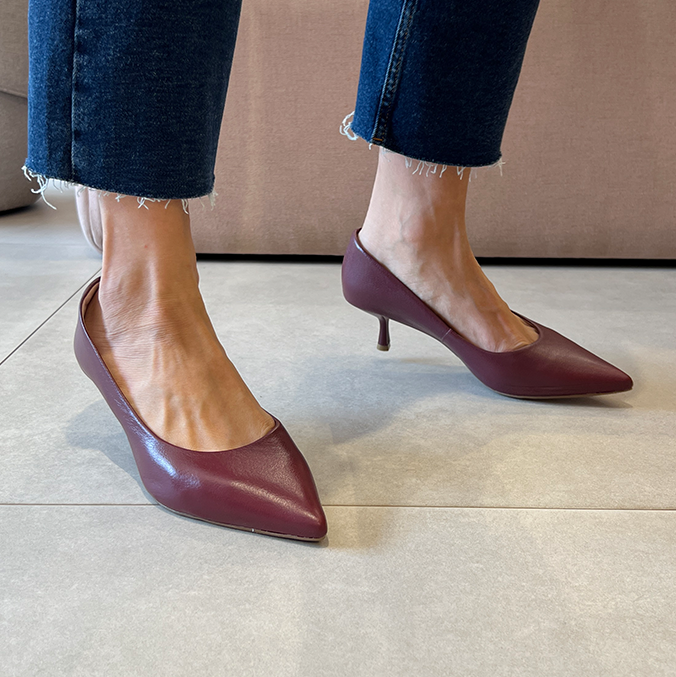 Scarpin April Vinho