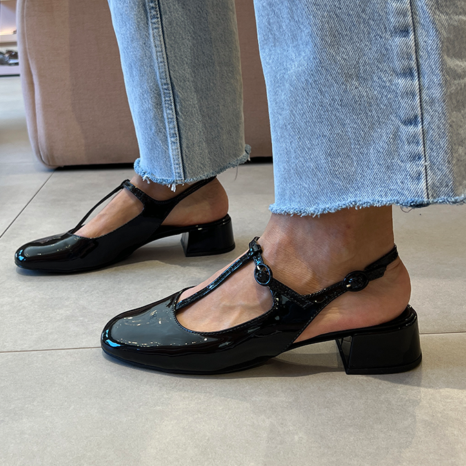 Scarpin Janet New Preto