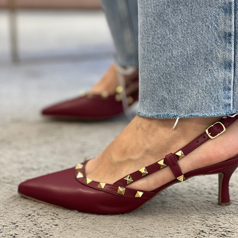 Scarpin Ivanna 5 Vinho