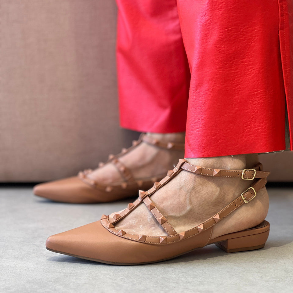 Sapatilhas Mona Flat New Nude