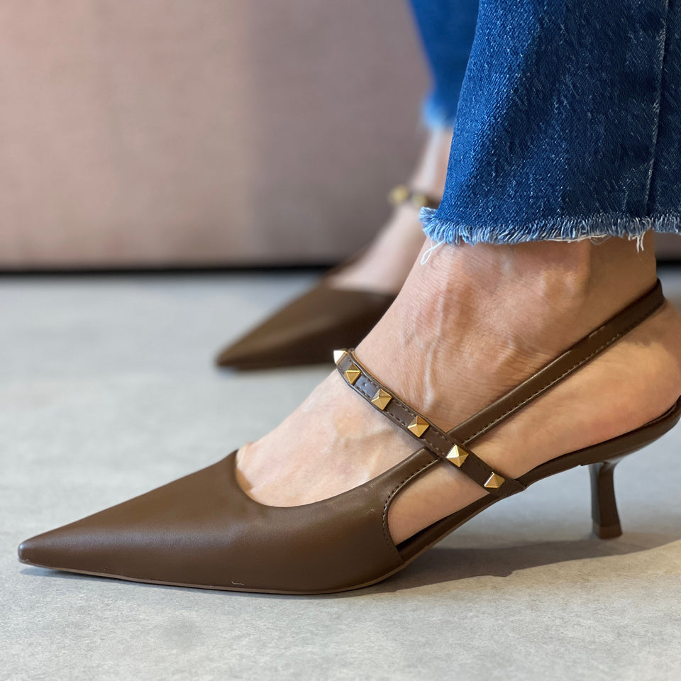 Scarpin Irene Marrom