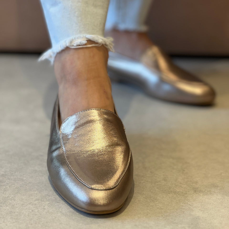 Mocassim Marcela Prata Velho