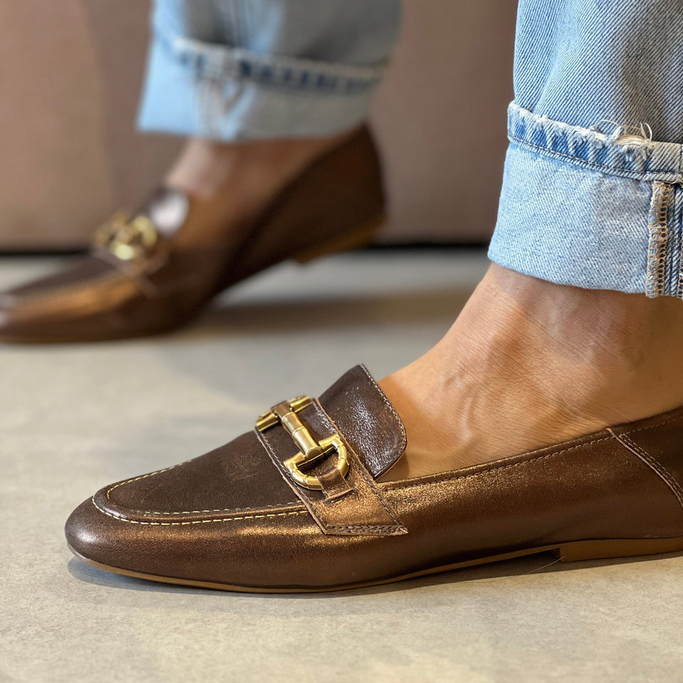 Mocassim Rafaela Bronze