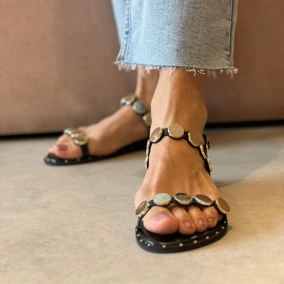 Rasteiras Zilda Preto