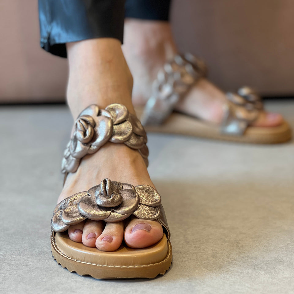 Papete Connie Birken Prata Velho