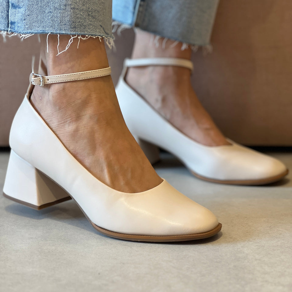 Scarpin Rosana 5 Creme