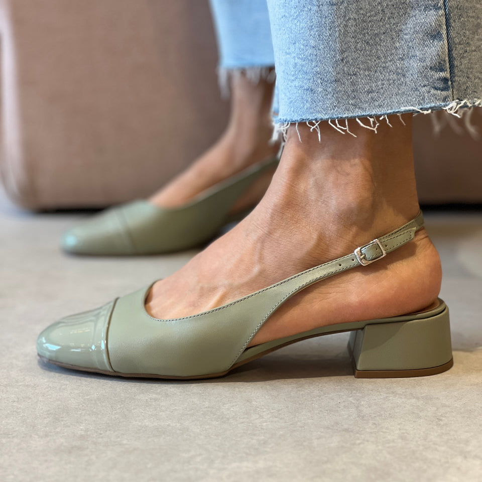 Scarpin Luiza 3 Oliva