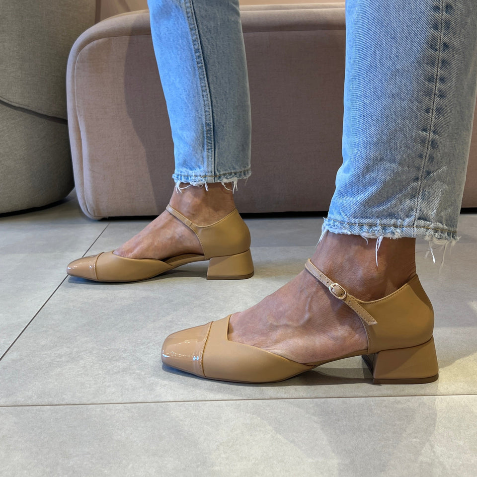 Scarpin Lorena Bege
