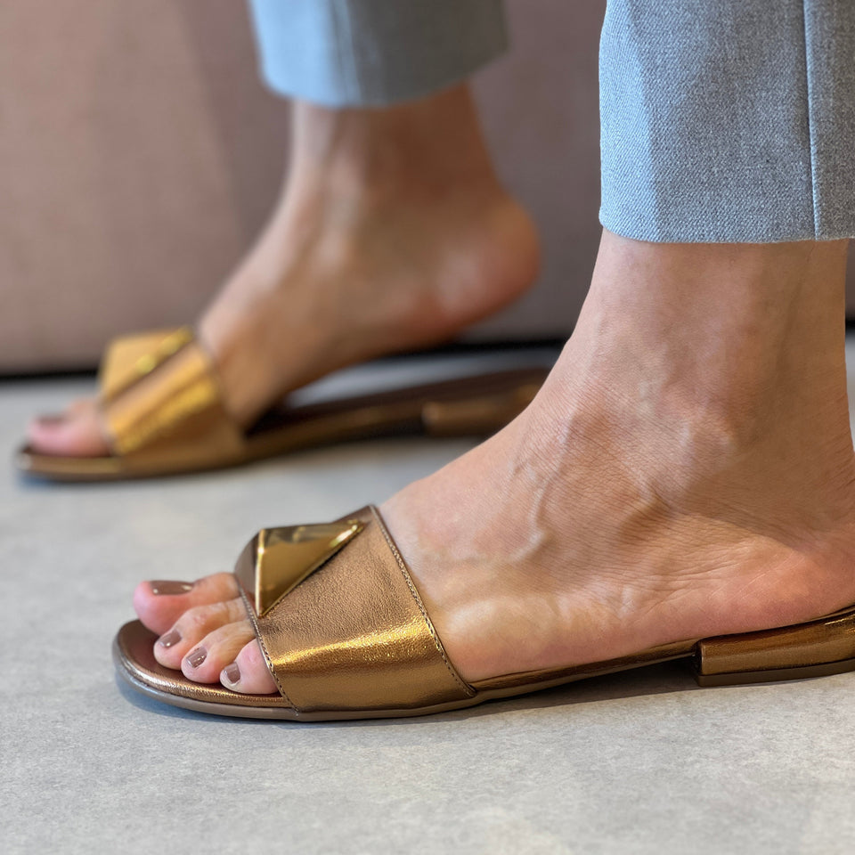 Rasteiras Amanda Bronze