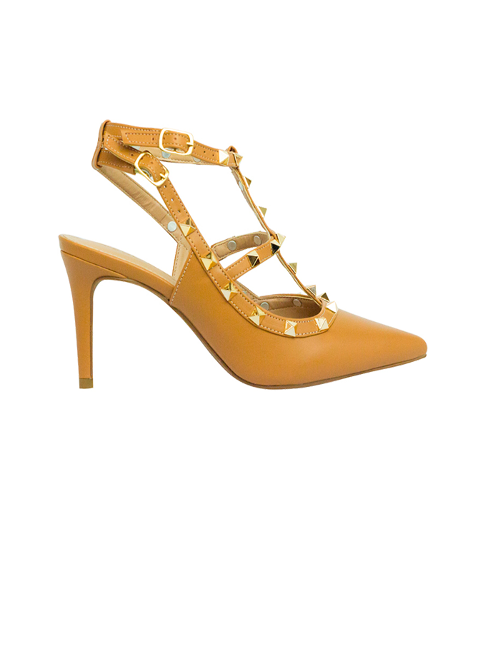 Scarpin Mona 8 Caramelo
