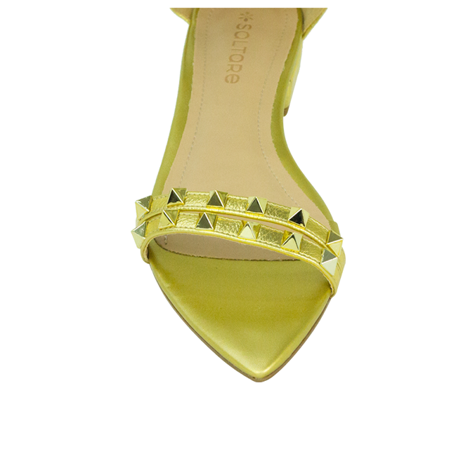 Rasteiras Catarina Flat New Dourado