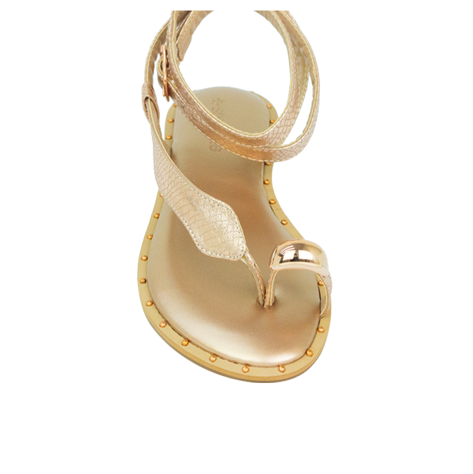 Rasteira Eulalia Cobre