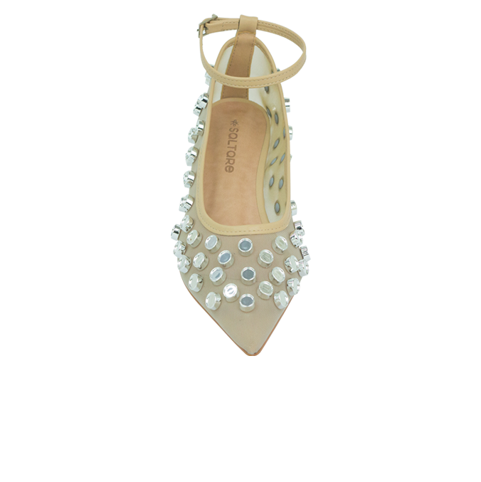 Scarpin Ofelia Amendoa