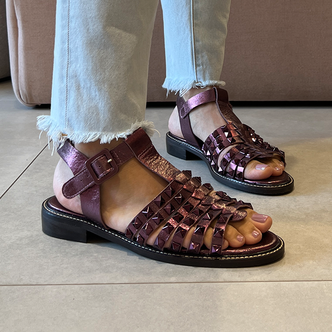 Sandálias Clo Vinho