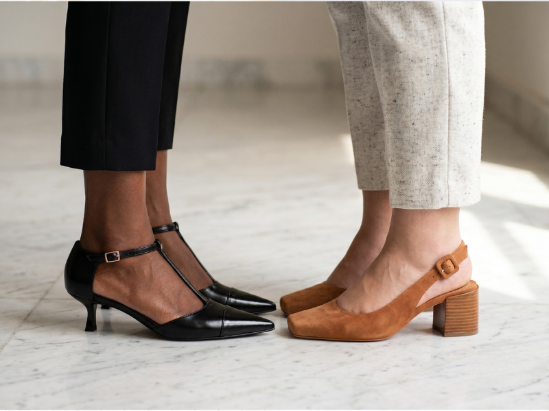 Scarpin Bico Quadrado ou Bico Fino? Qual Combina Mais com Seu Estilo em 2026
