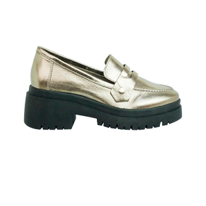 Mocassim Maya Prata Velho