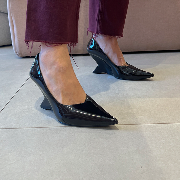 Scarpin Bianca Preto