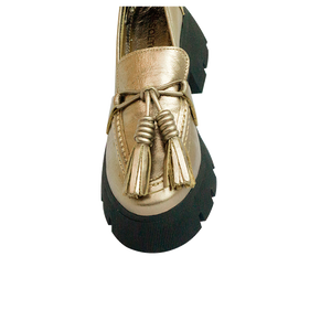 Mocassim Flora Prata Velho