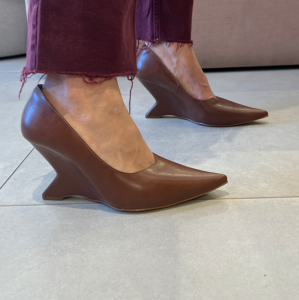 Scarpin Bianca Whisky