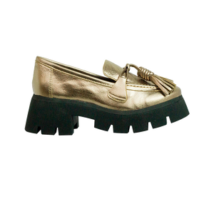 Mocassim Flora Prata Velho