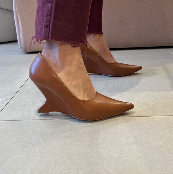 Scarpin Bianca Caramelo