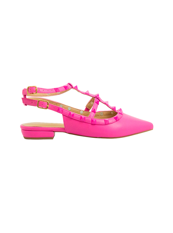 Sapatilhas Mona Flat New Rosa