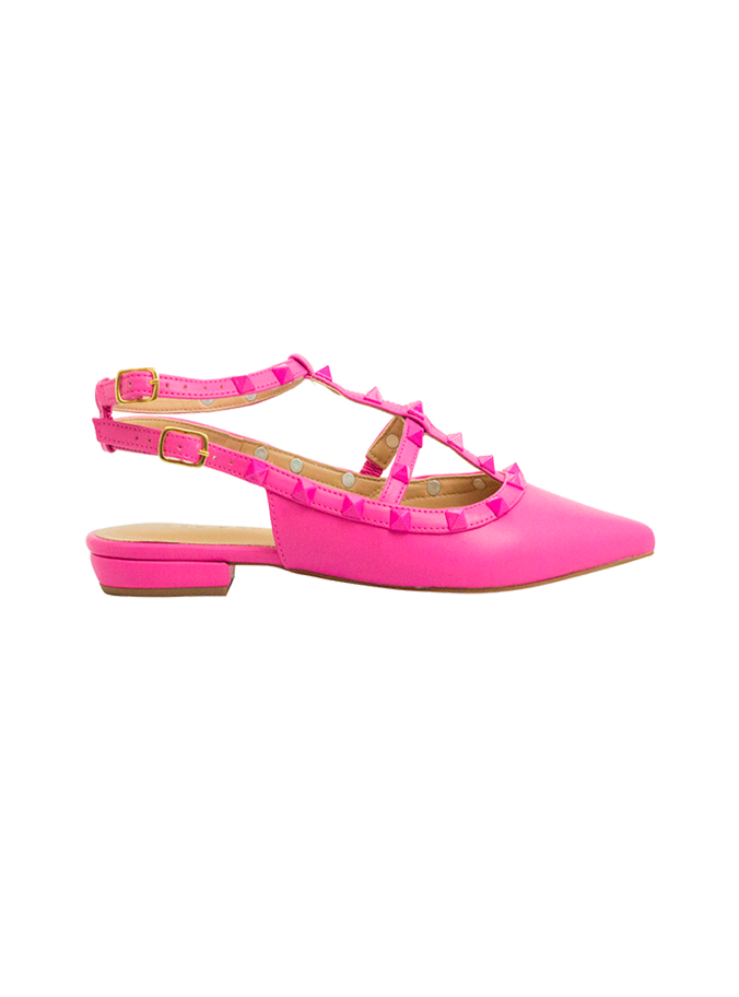 Sapatilhas Mona Flat New Rosa