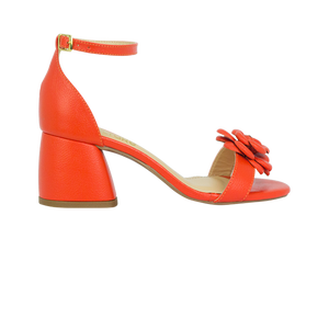 Sandálias Connie Low Coral