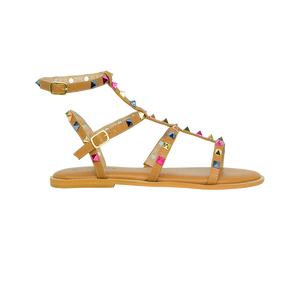 Rasteiras Joy Flat Capuccino