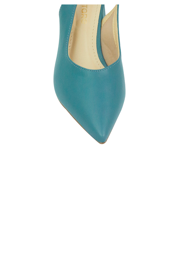 Scarpin Keila Low Azul