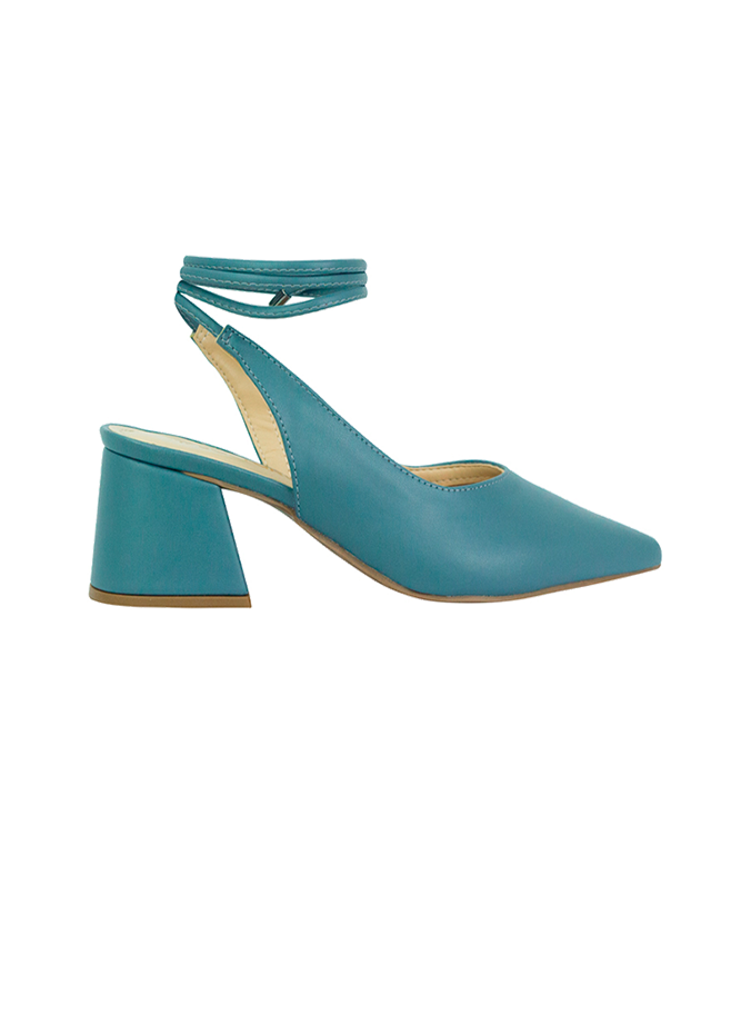 Scarpin Keila Low Azul