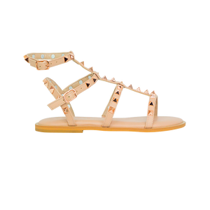 Rasteiras Joy Flat Nude