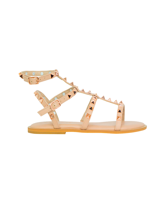 Rasteiras Joy Flat Nude