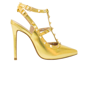 Scarpin Mona High Mt Dourado