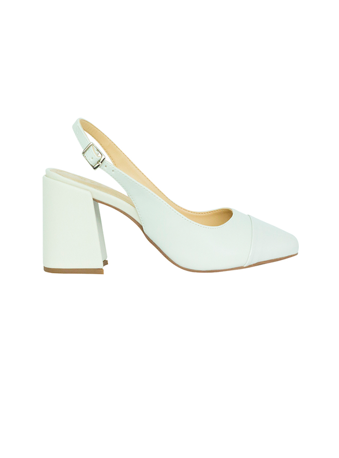 Scarpin Luiza Off White