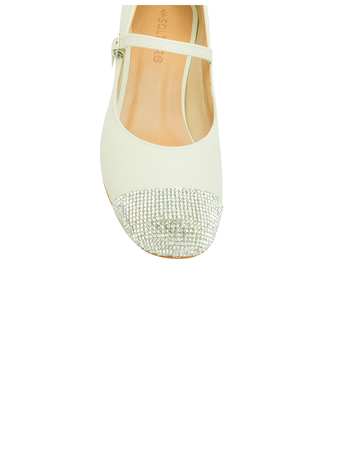 Scarpin Adrienne Off White