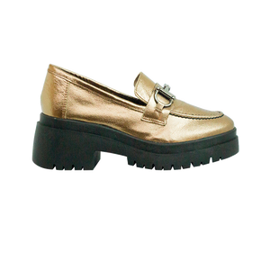 Mocassim Amora Bridao Prata Velho